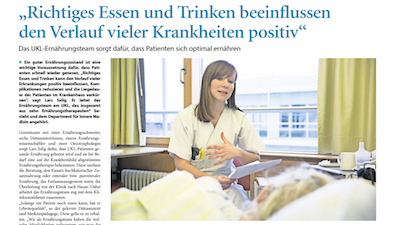 Richtige Ernährung kann den Krankheitsverlauf deutlich verbessern