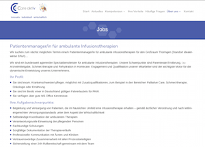 Patientenmanager/in für ambulante Infusionstherapien gesucht