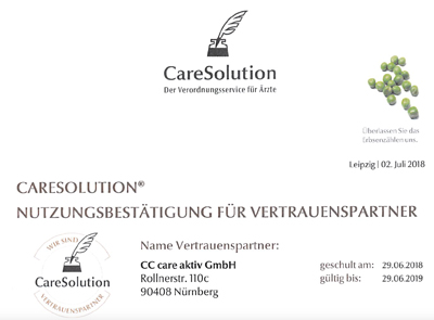 CareSolution Rezertifizierung: Alle Mitarbeiter auf aktuellem Stand