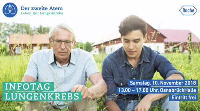 Einladung zum kostenfreien Infotag Lungenkrebs in Osnabrück