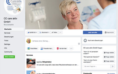 Wir sind jetzt auch auf Facebook für Sie da