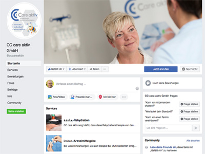 Wir sind jetzt auch auf Facebook für Sie da