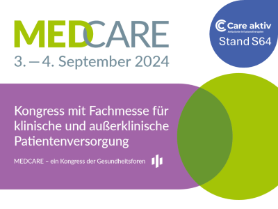 Treffen Sie uns auf der MEDCARE in Leipzig!